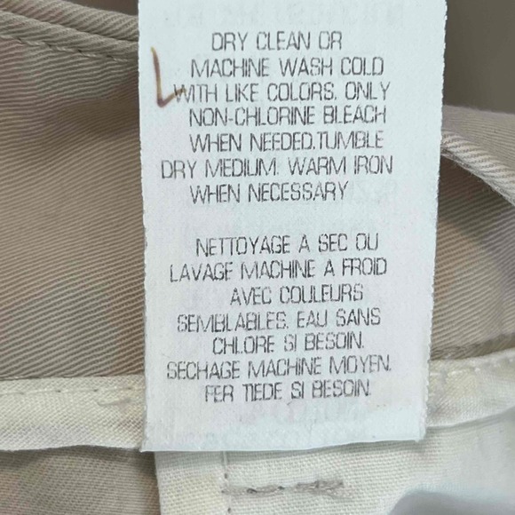 Theory  Womens Khaki Dress Ankle Pants Size 4 ($325) - Picture 7 of 7